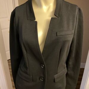 LOFT Dark Gray Blazer for Women